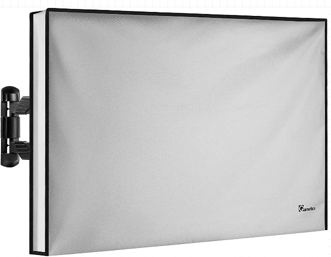 Outdoor TV Cover 50 Inch – Waterproof, Weatherproof TV Enclosures with Smart Shield Screen Protectors, Ideal for Outdoor Use, Moving, and Storage - Gray