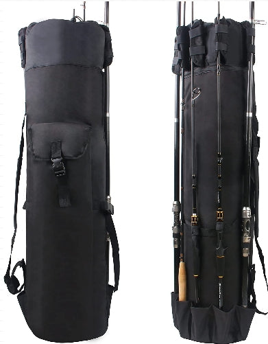 Fishing Rod Case Pole Holder Bag Large Capacity Fishing Rod Storage Waterproof Travel Carry Case Bag Fishing Gear Gifts for Fishermen